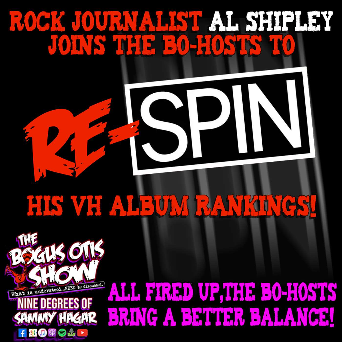 S6 Episode 008: Music Journalist Al Shipley RE-SPINS his VH RANKINGS!