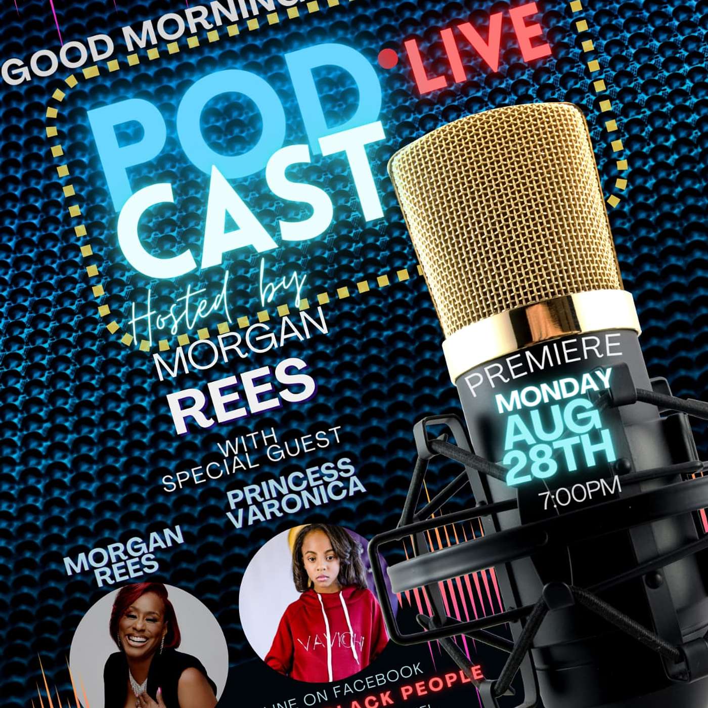 Morgan sits down with the talented comedian, and child actress, Princess Varonica from The VV show episode artwork
