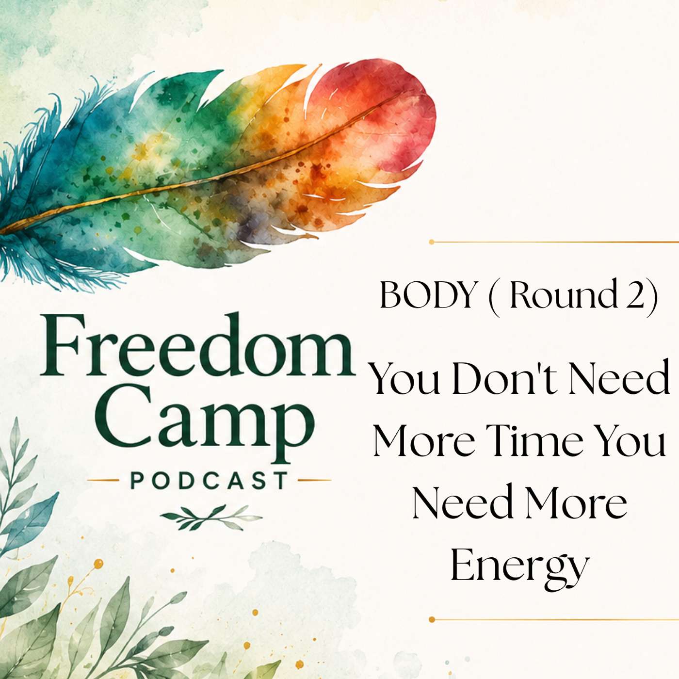 You Don't Need More Time  You Need More Energy episode artwork
