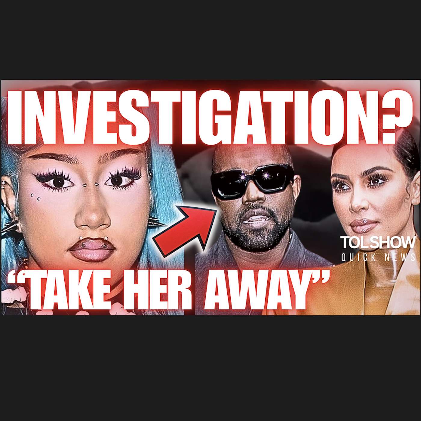 Kim & Kanye in BIG TROUBLE over North West 😳