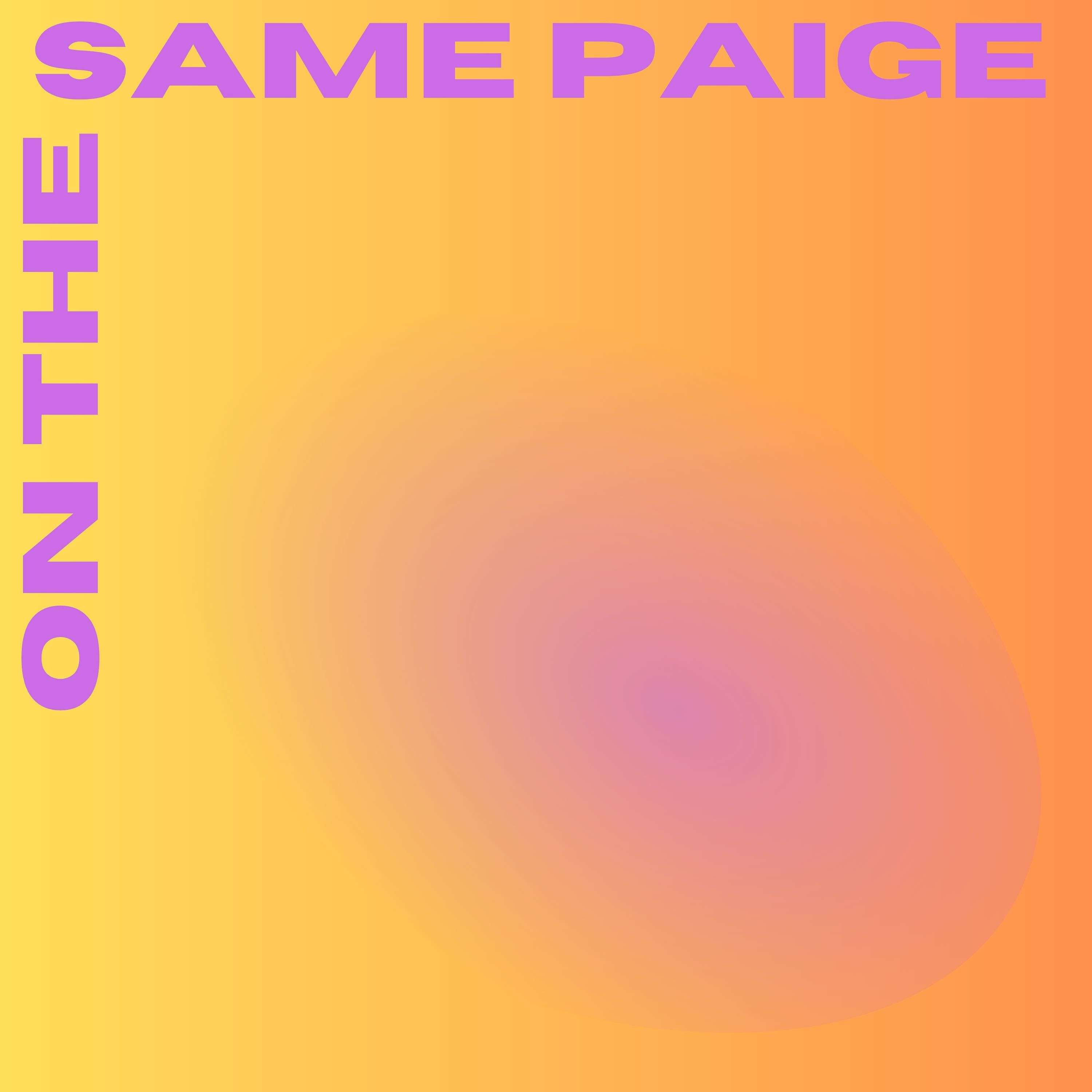 On The Same Paige podcast artwork