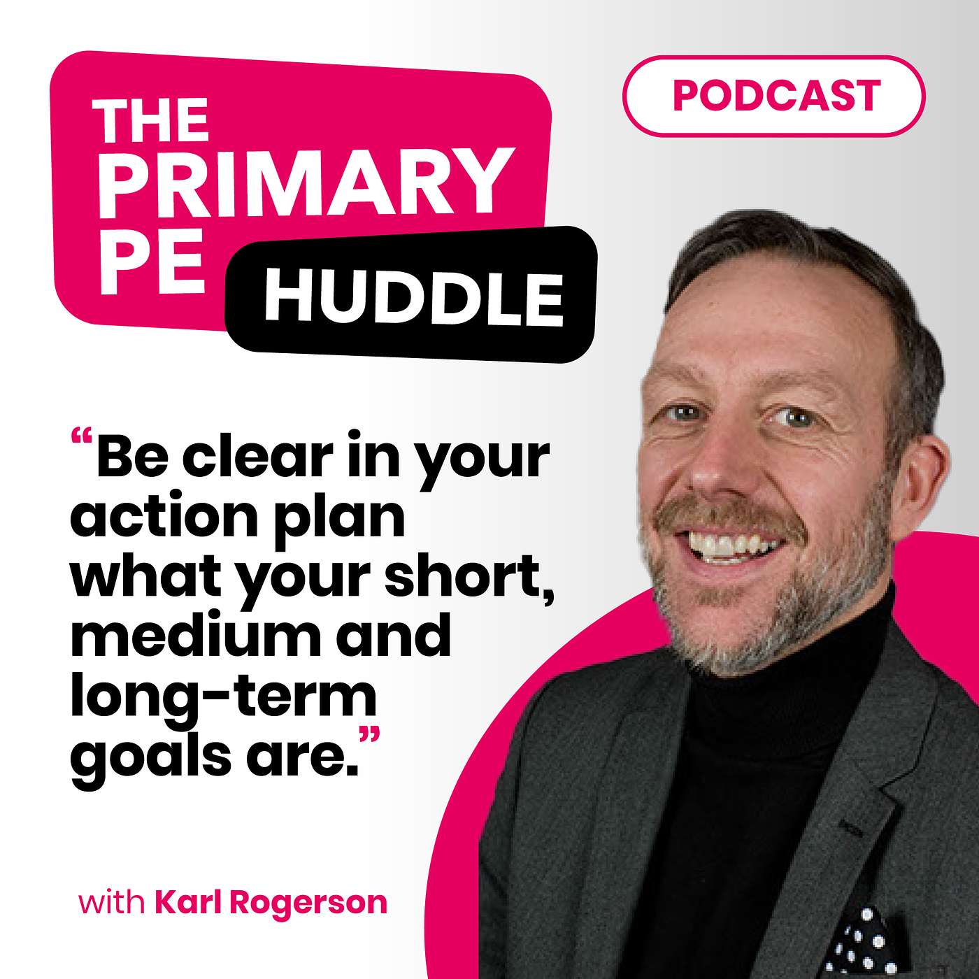 Be clear in your action plan what your short, medium and long-term goals are with Karl Rogerson