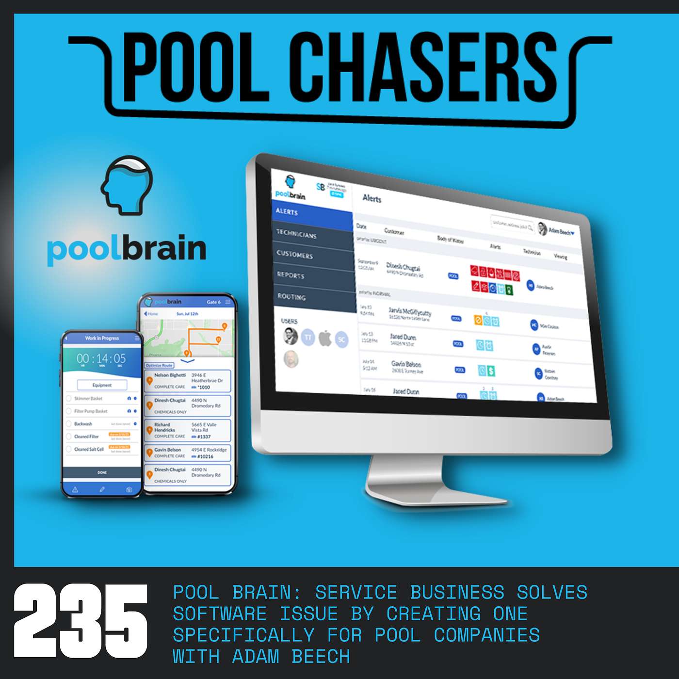 Pool Brain: Service Business Solves Software Issue by Creating One Specifically for Pool Companies with Adam Beech