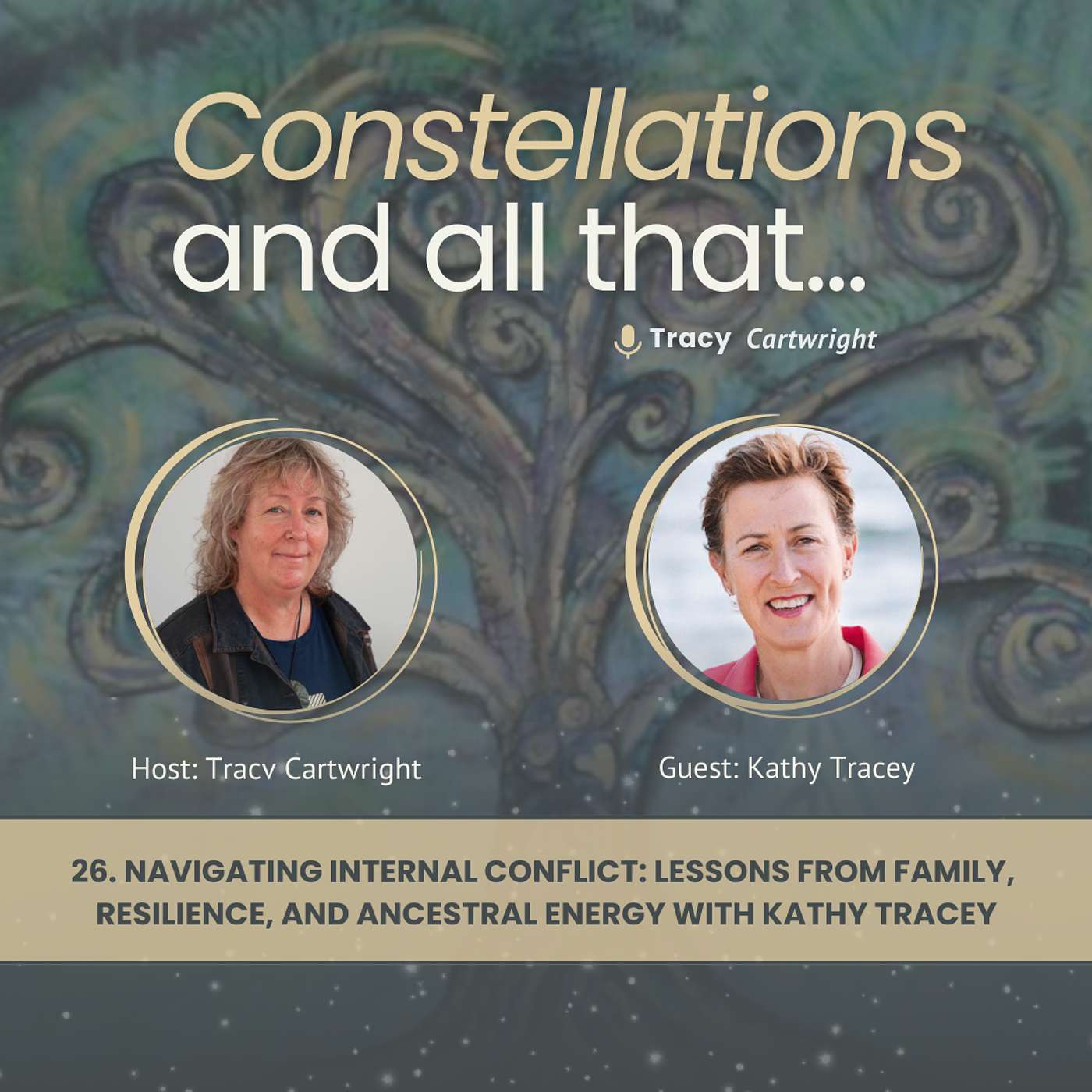 26. Navigating Internal Conflict: Lessons from Family, Resilience, and Ancestral Energy with Kathy Tracey