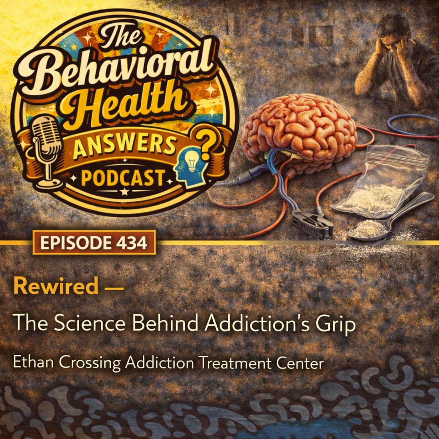 Episode 434: Rewired - The Science Behind Addiction's Grip | Ethan Crossing Addiction Treatment Center episode artwork