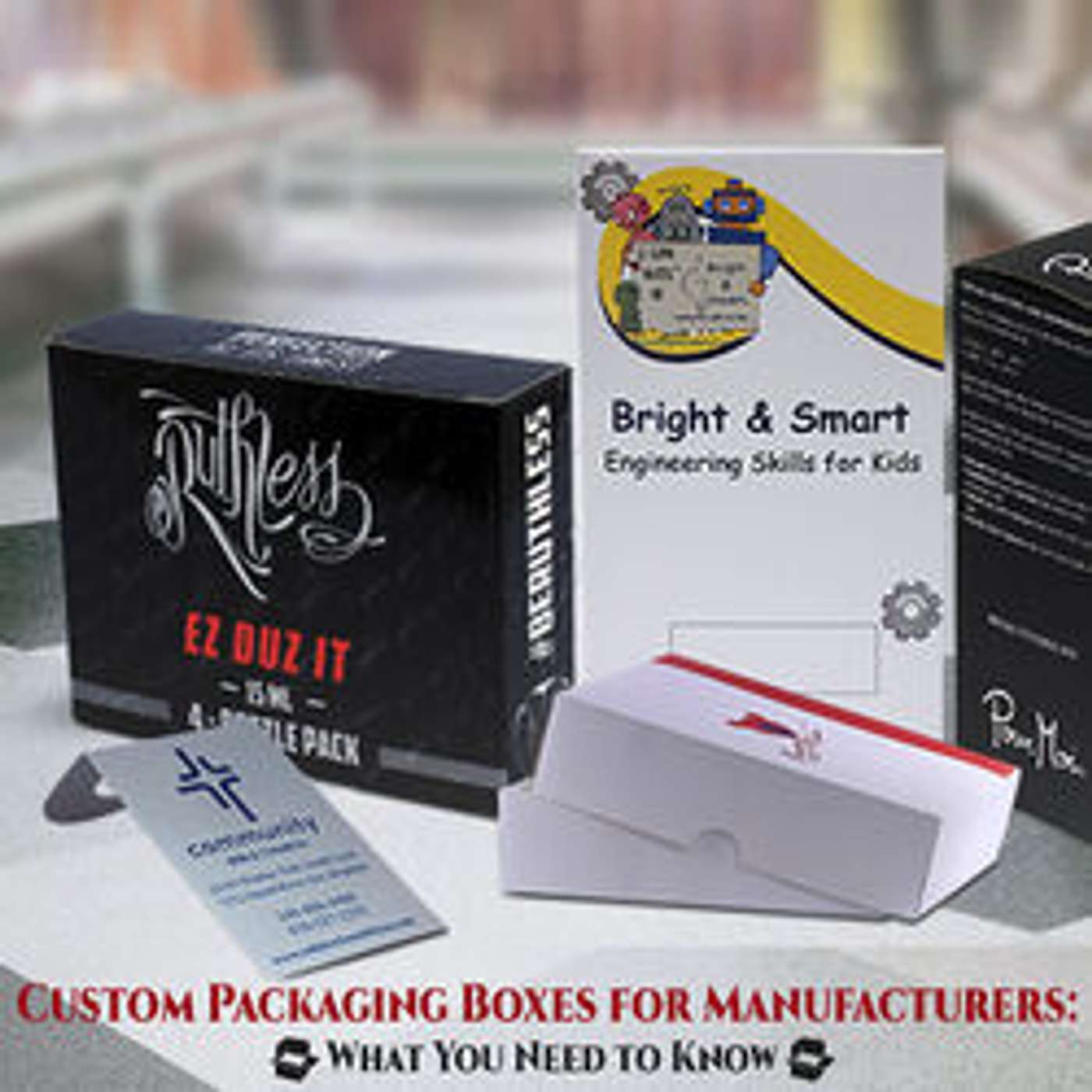Custom Packaging Boxes for Manufacturers: What You Need to Know?