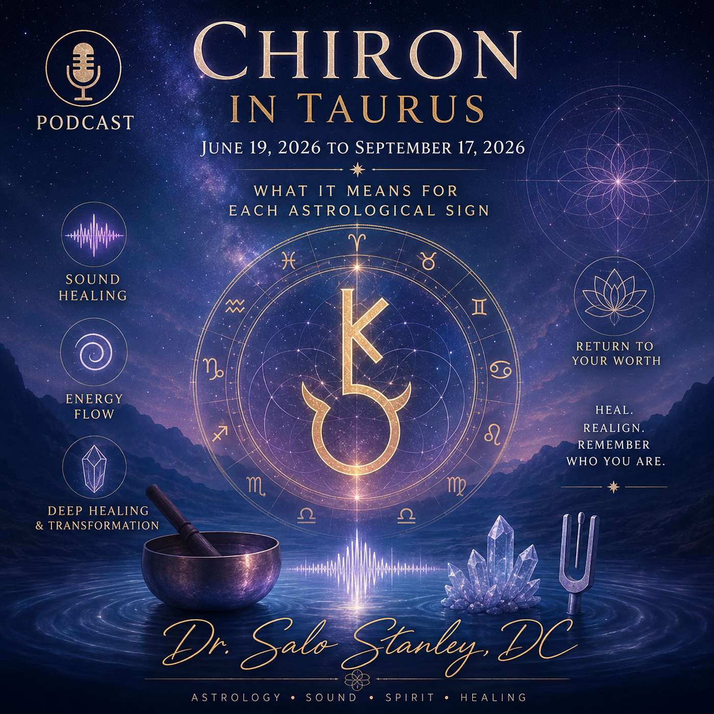 Chiron in Taurus What it Means for Each Astrological Signs June 19, 2026 to Sept 17, 2026 episode artwork
