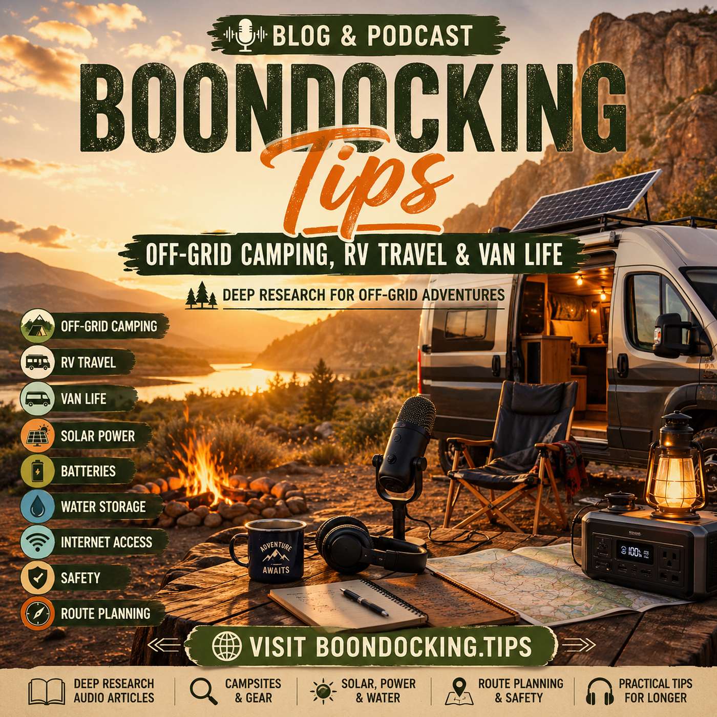 Boondocking Tips: Off-Grid Camping, RV Travel & Van Life