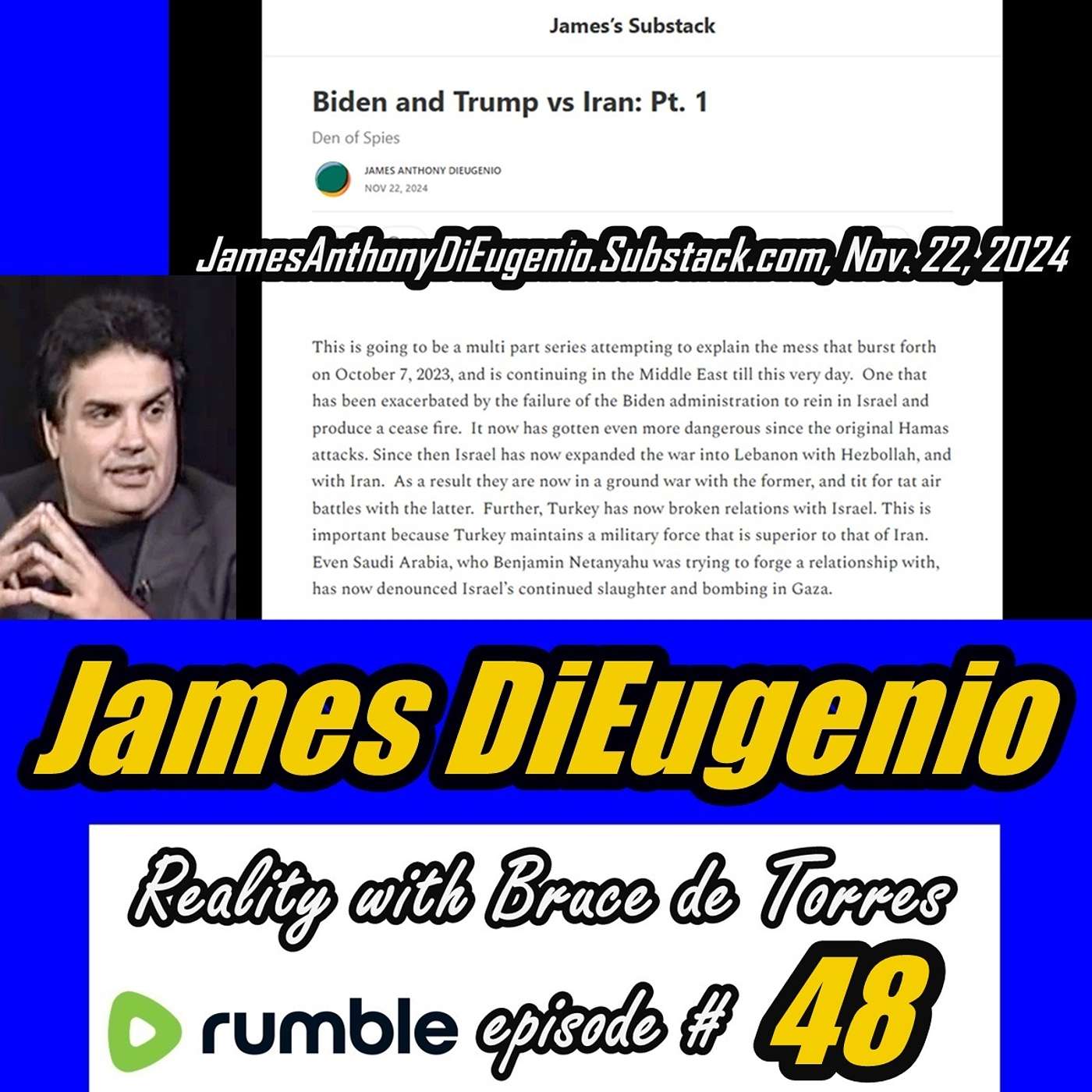 Reality with Bruce de Torres