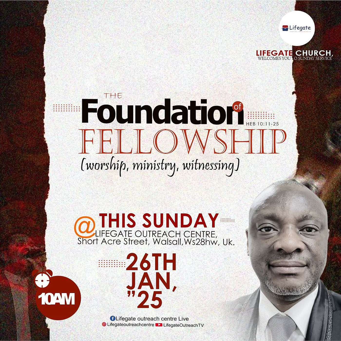 The Foundation of Fellowship - Lifegate Church - 26.1.25 episode artwork