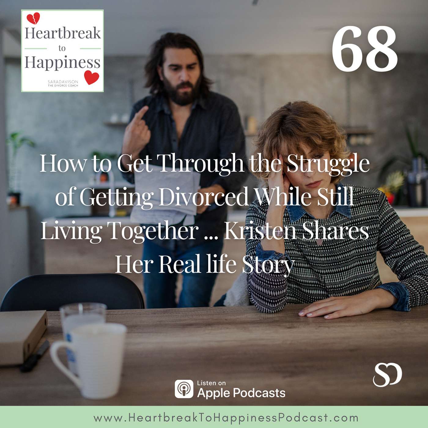 How to Get Through the Struggle of Getting Divorced While Still Living Together... Kristen Shares Her Real life Story, Part 1