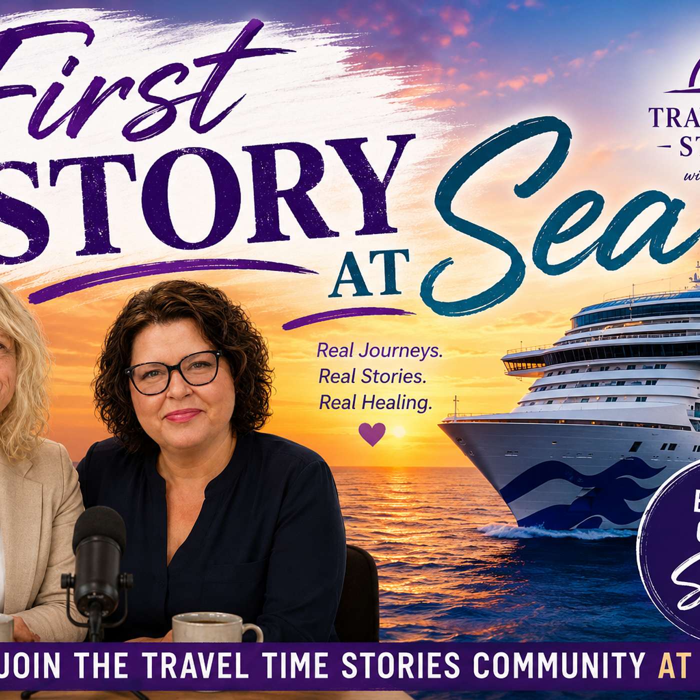 Our First Story at Sea 🚢 | Come Cruise With Travel Time Stories!