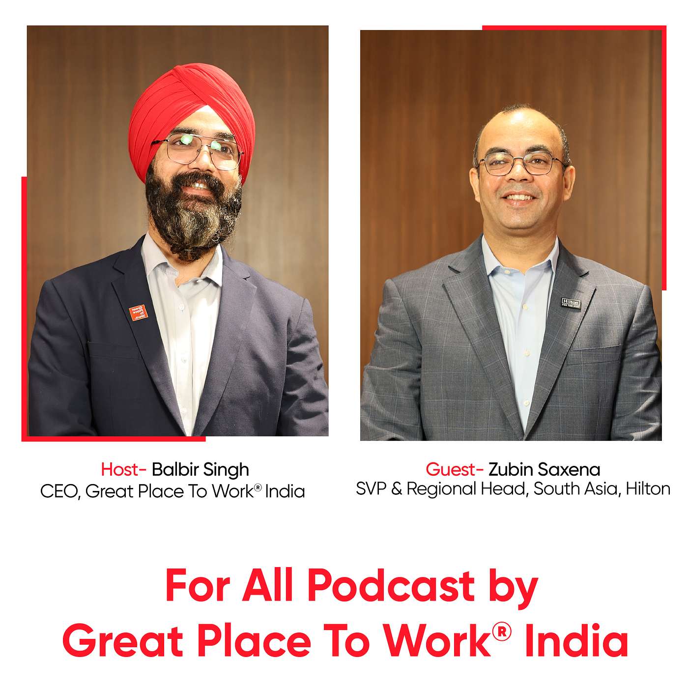 Zubin Saxena, Hilton on Why Putting People First drives Sustainable Performance episode artwork