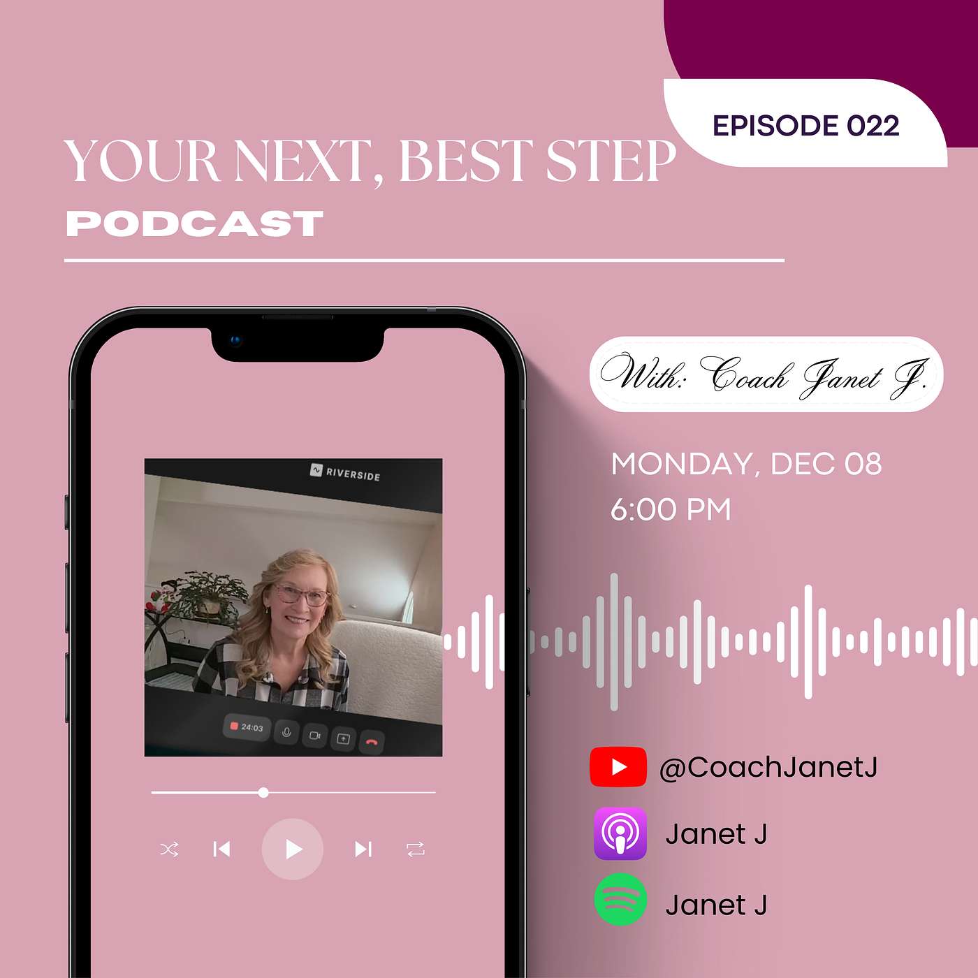 Episode 022: The December Energy Audit: How to Protect Your Peace This Holiday Season episode artwork