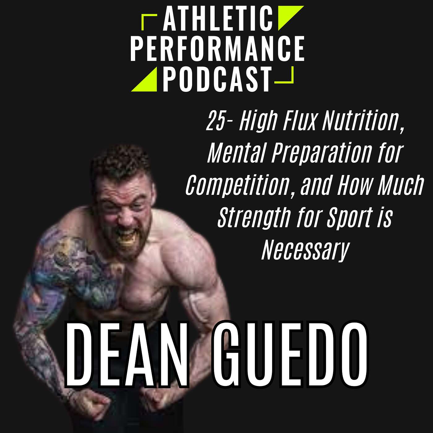 025 - Dean Guedo on High Flux Nutrition, Mental Preparation for Competition, and How Much Strength for Sport is Necessary episode artwork