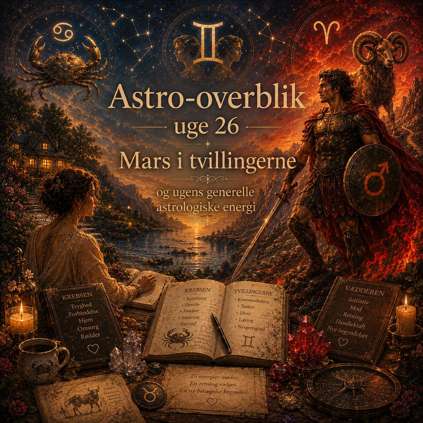 #141: Astro-Overblik Uge 26: Mars i Tvillingerne og ugens generelle astrologiske energi episode artwork