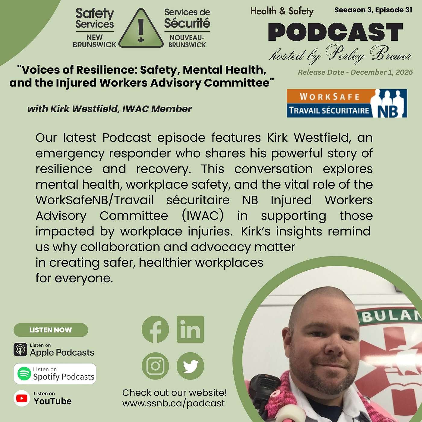Voices of Resilience: Kirk Westfield on Safety, Mental Health, and the Injured Workers Advisory Committee episode artwork