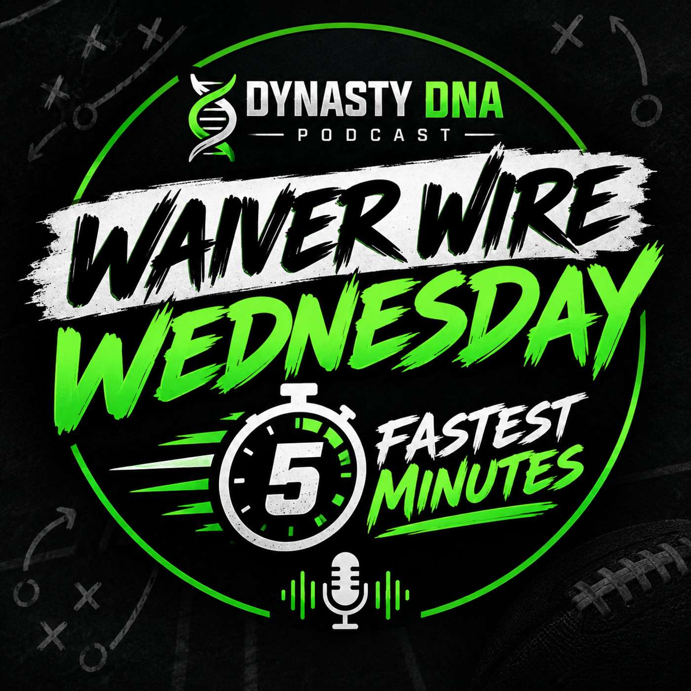 Fantasy Football 2026 Waiver Wire Wednesday Podcast The Fastest 5 Minutes Episode 1 episode artwork