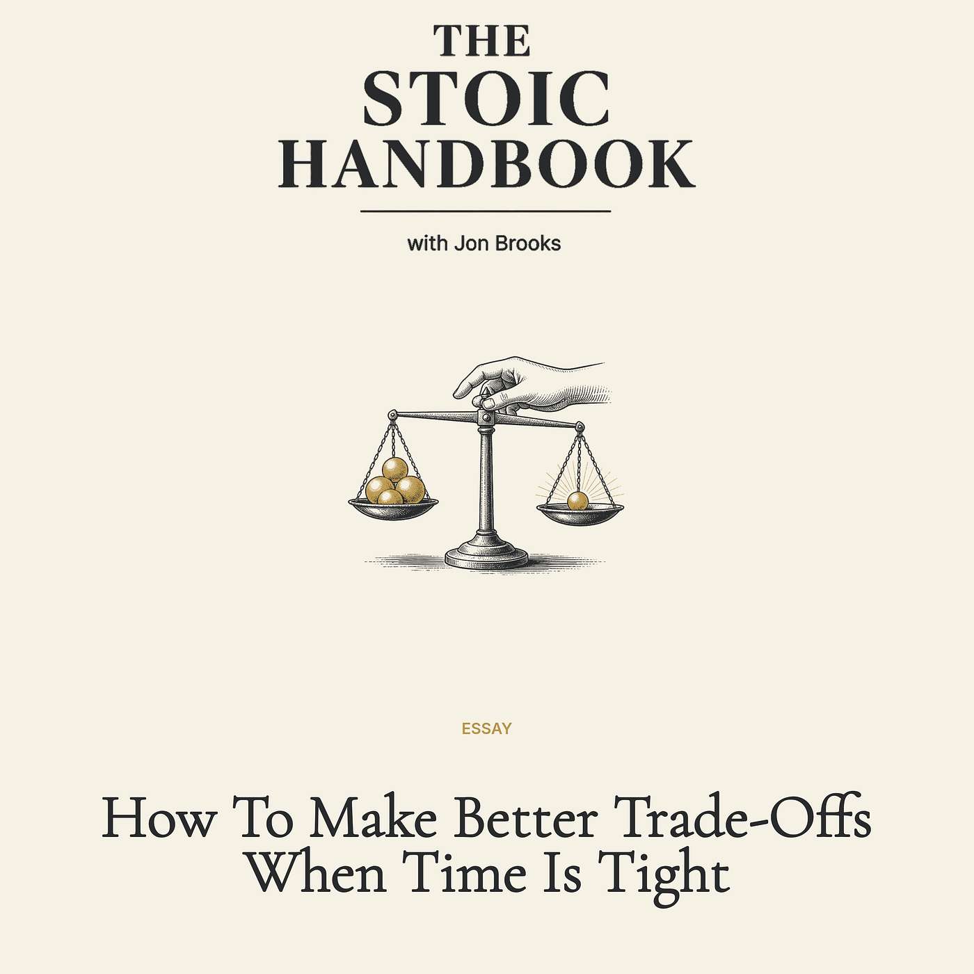 How To Make Better Trade-Offs When Time Is Tight episode artwork
