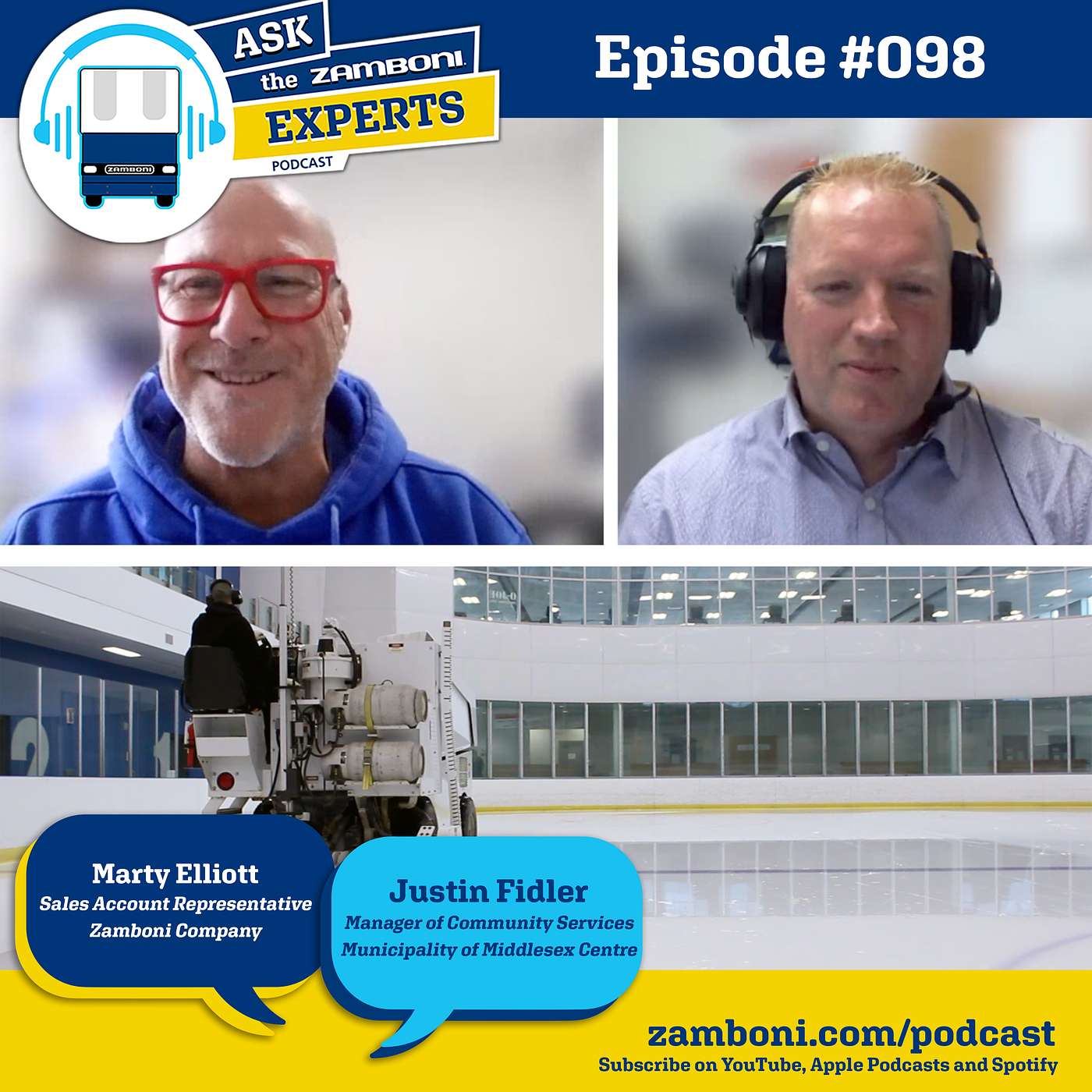 Ask The Zamboni Experts Podcast EP# 098: Justin Fidler
