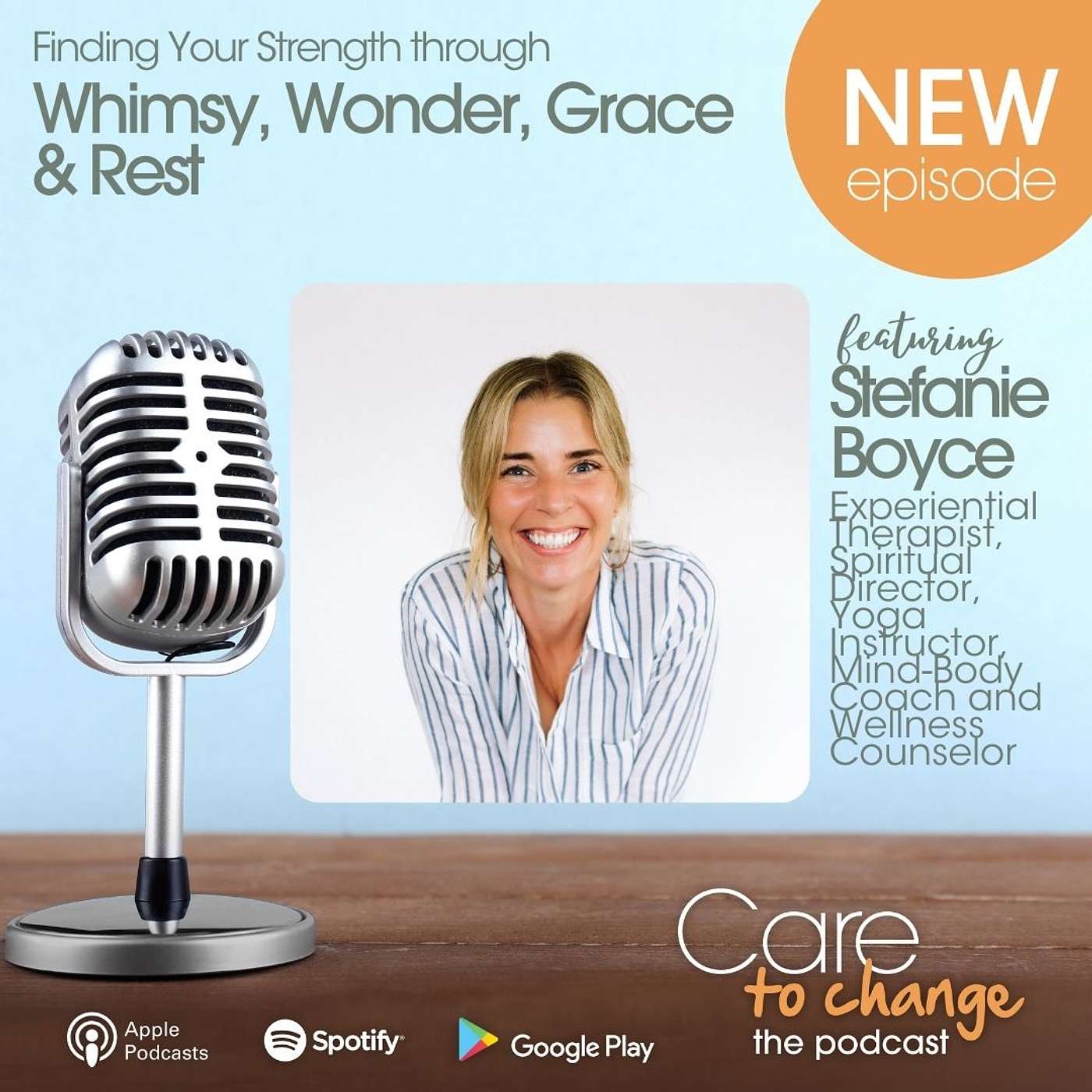 What Brings Strength? Whimsy, Wonder, Grace and Rest, featuring guest Stefanie Boyce episode artwork