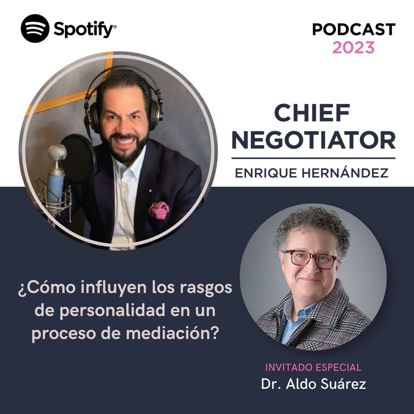 ¿Cómo influyen los rasgos de personalidad en un proceso de mediación? c/ Aldo Suárez | Ep. 46 episode artwork