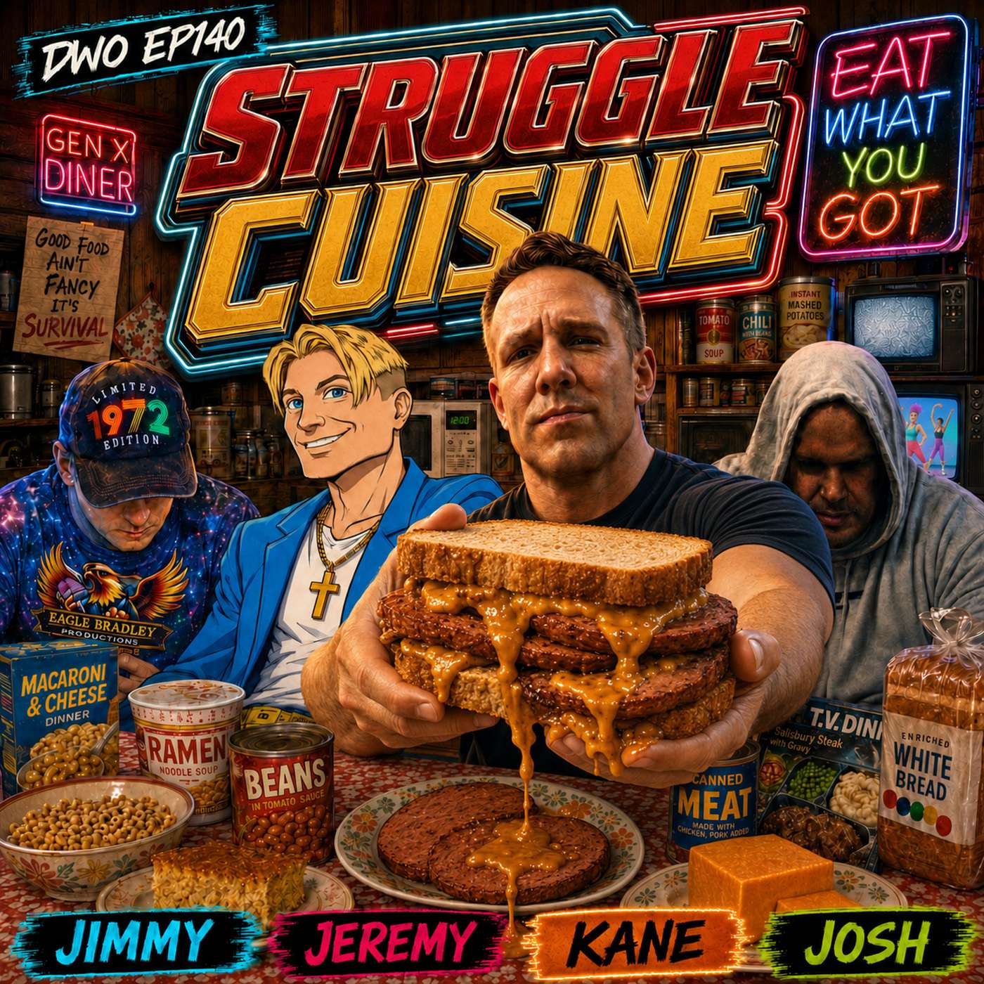 #140: Struggle Cuisine — Eat What You Got! | Gen X Comfort Food episode artwork