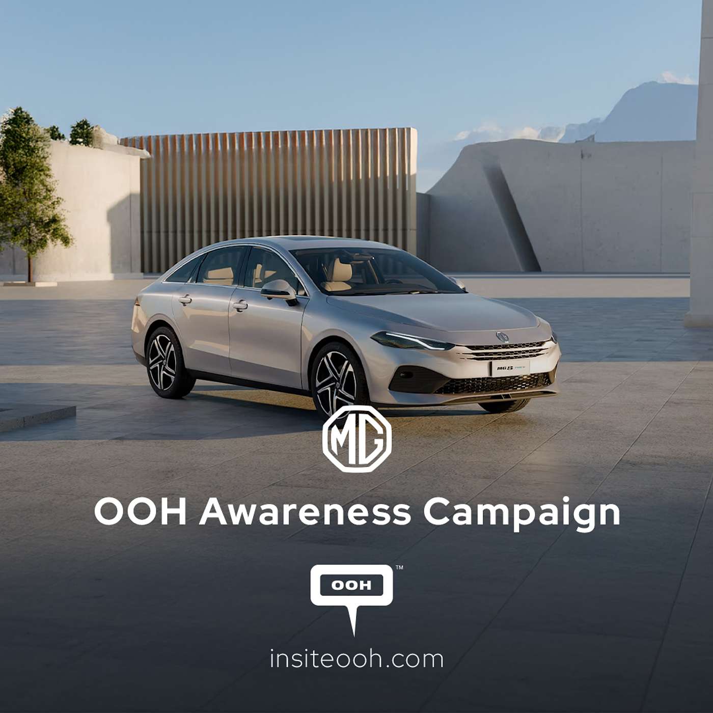 MG8 PHEV Displays Across Dubai’s Out-of-Home Visuals
