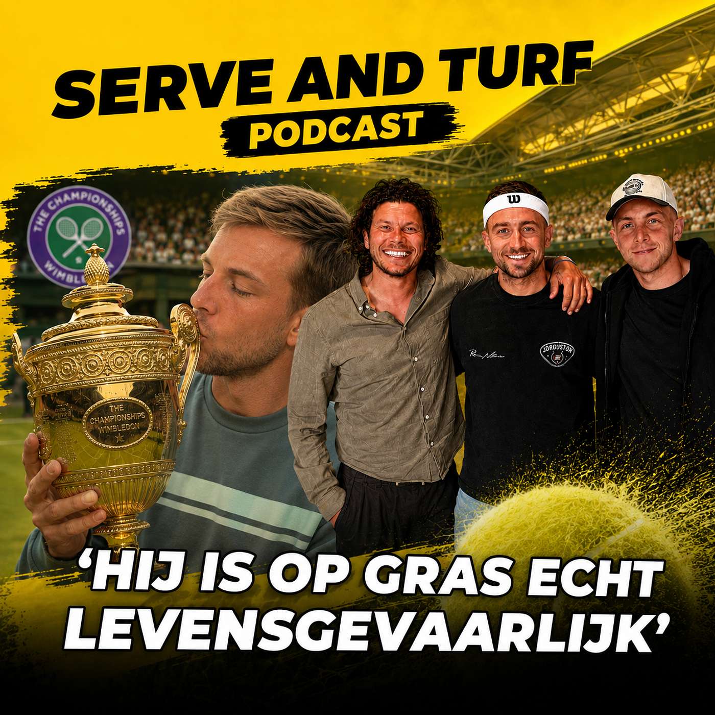 "Hij is levensgevaarlijk op gras" episode artwork