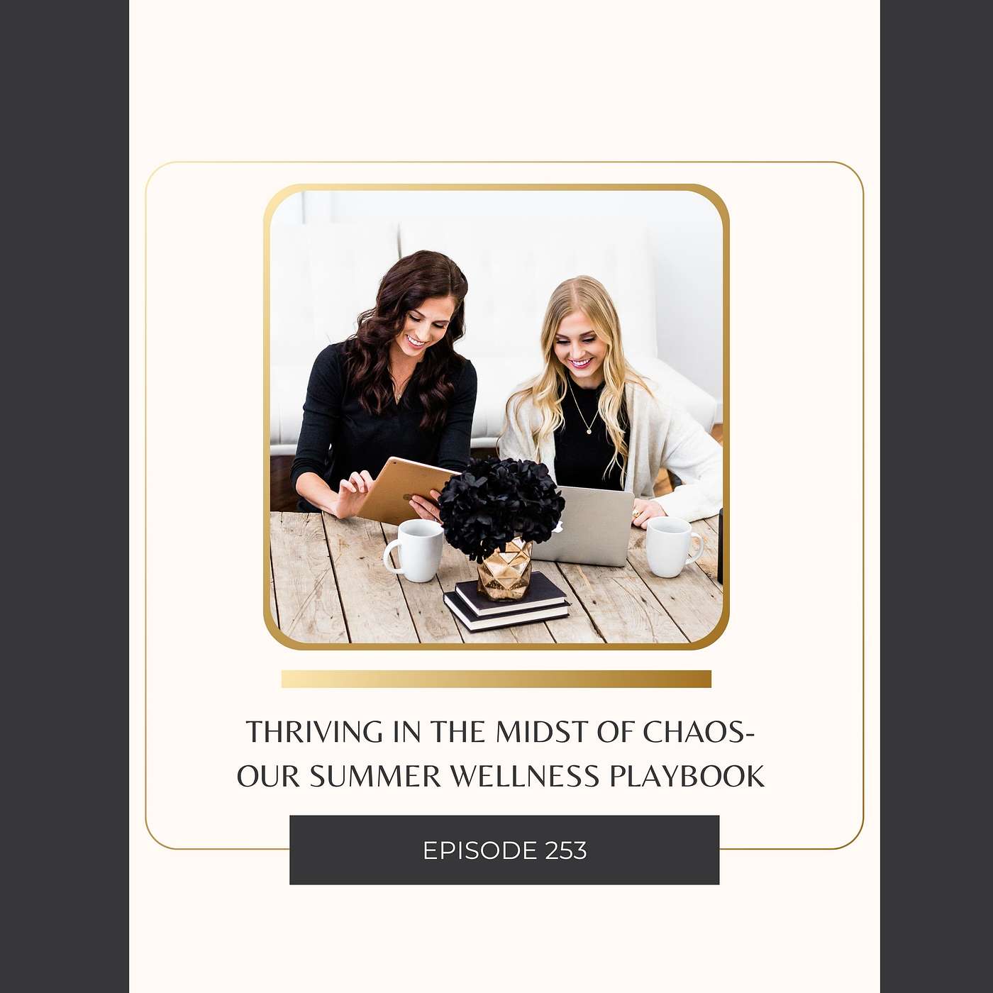253. Thriving in the Midst of Chaos- Our Summer Wellness Playbook episode artwork