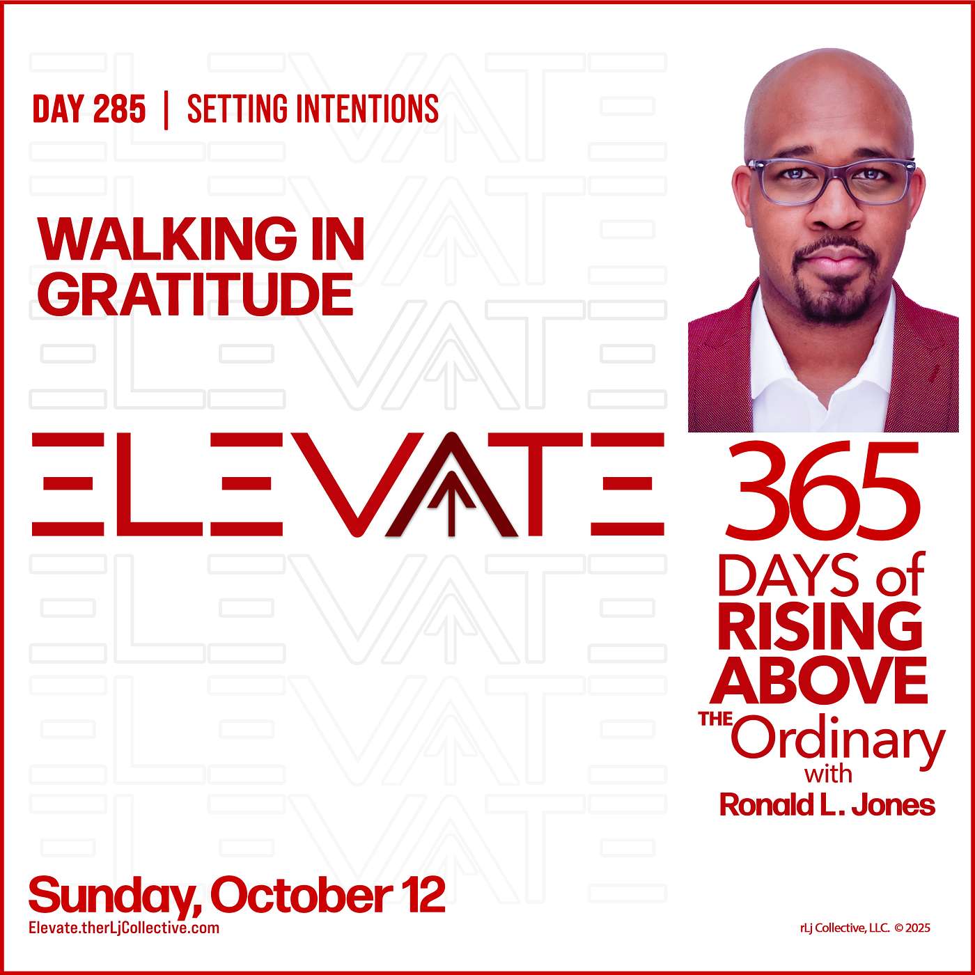 Day 285: Walking in Gratitude