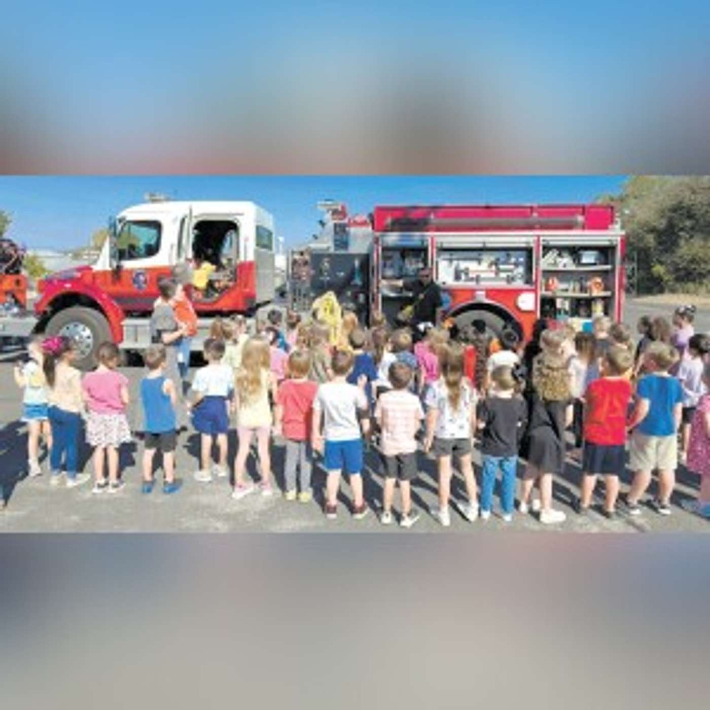 District 1 firefighters visit Stockdale Elementary