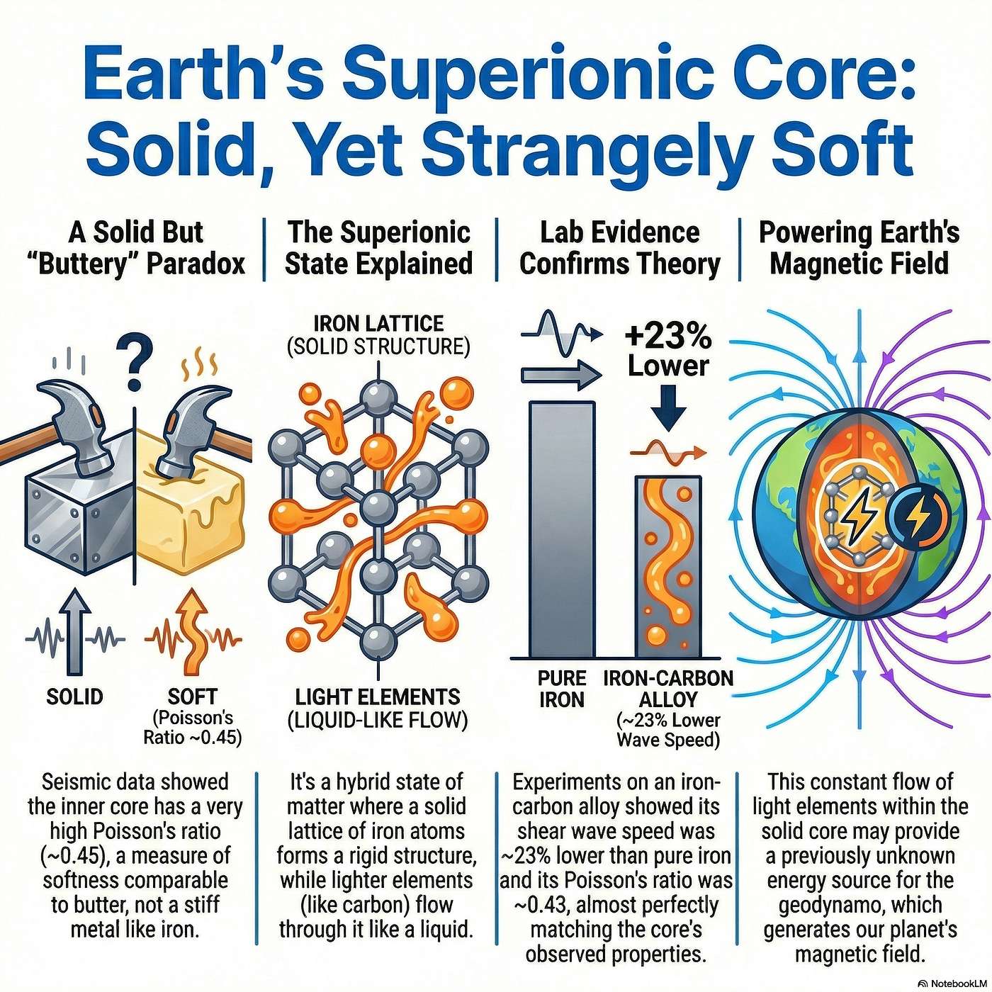 The Theory of a Superionic Core at the Center of the Earth episode artwork
