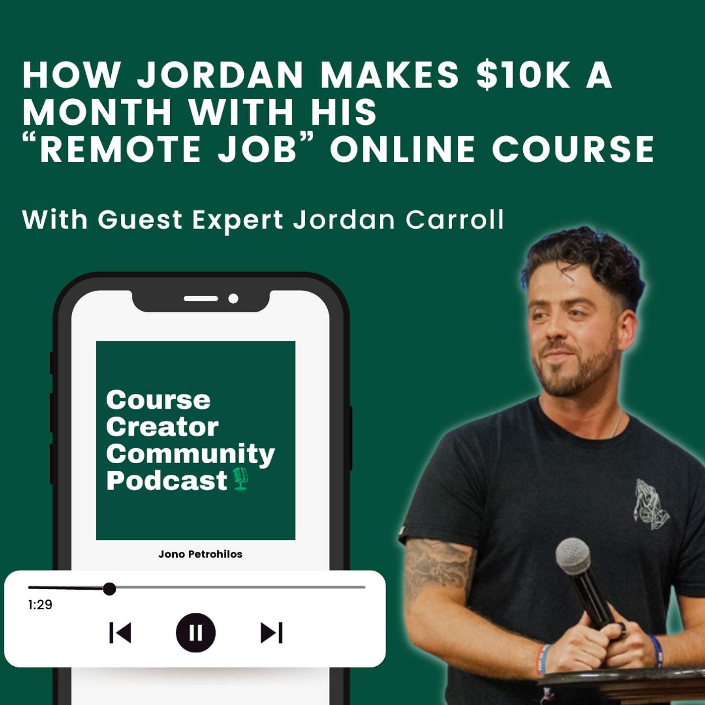 How Jordan Makes $10k a month with his “Remote Job” online course