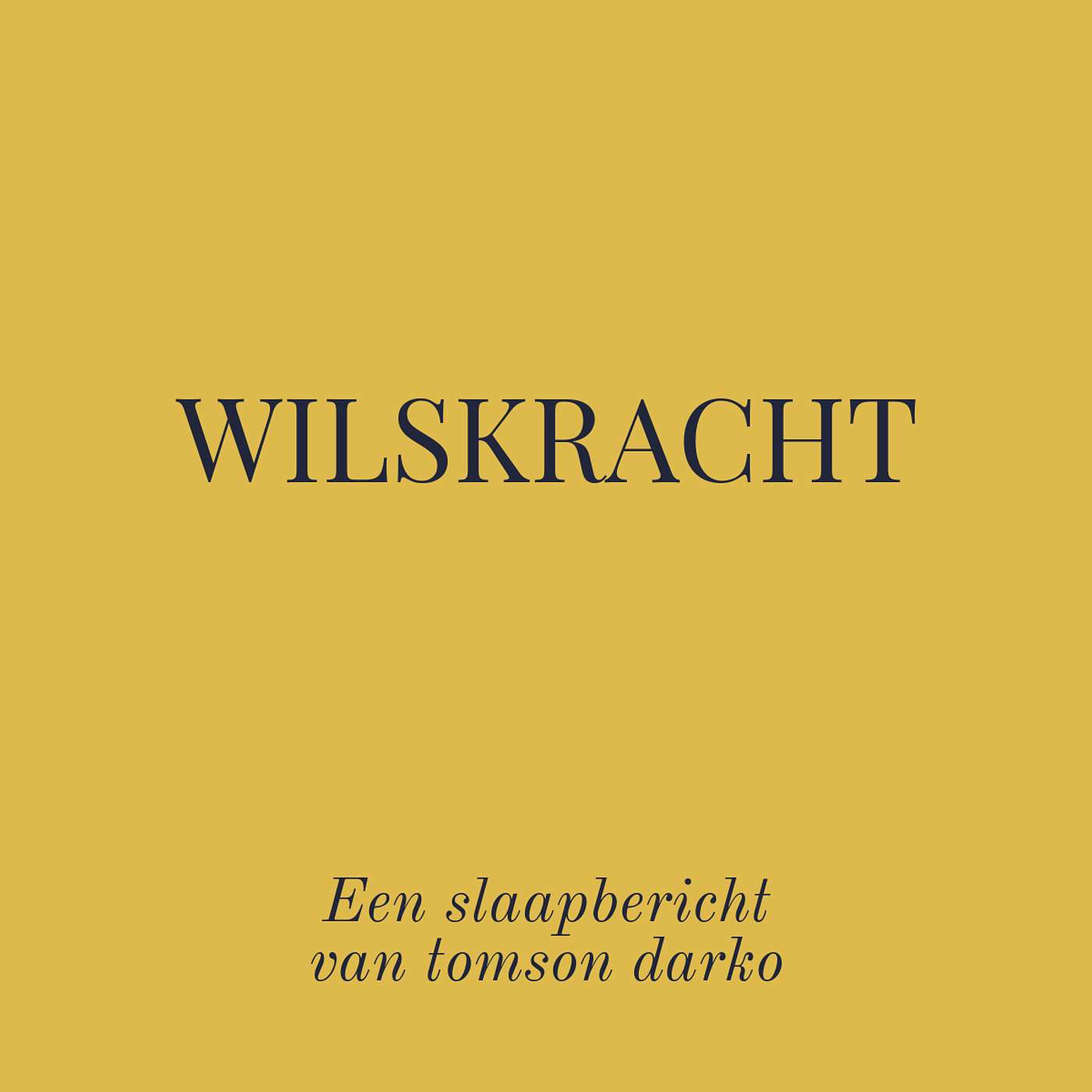 In slaap vallen met melancholie van Tomson Darko