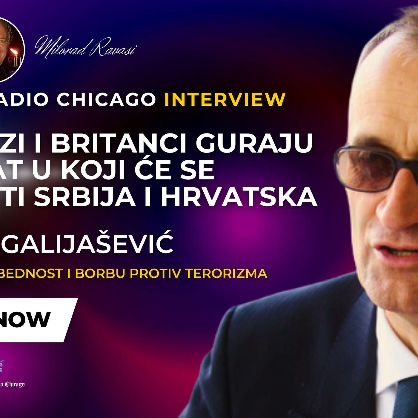 NEW! DŽEVAD GALIJAŠEVIĆ - FRANCUZI/BRITANCI GURAJU BIH U RAT U KOJI ĆE SE UKLJUČITI SRBIJA/HRVATSKA
