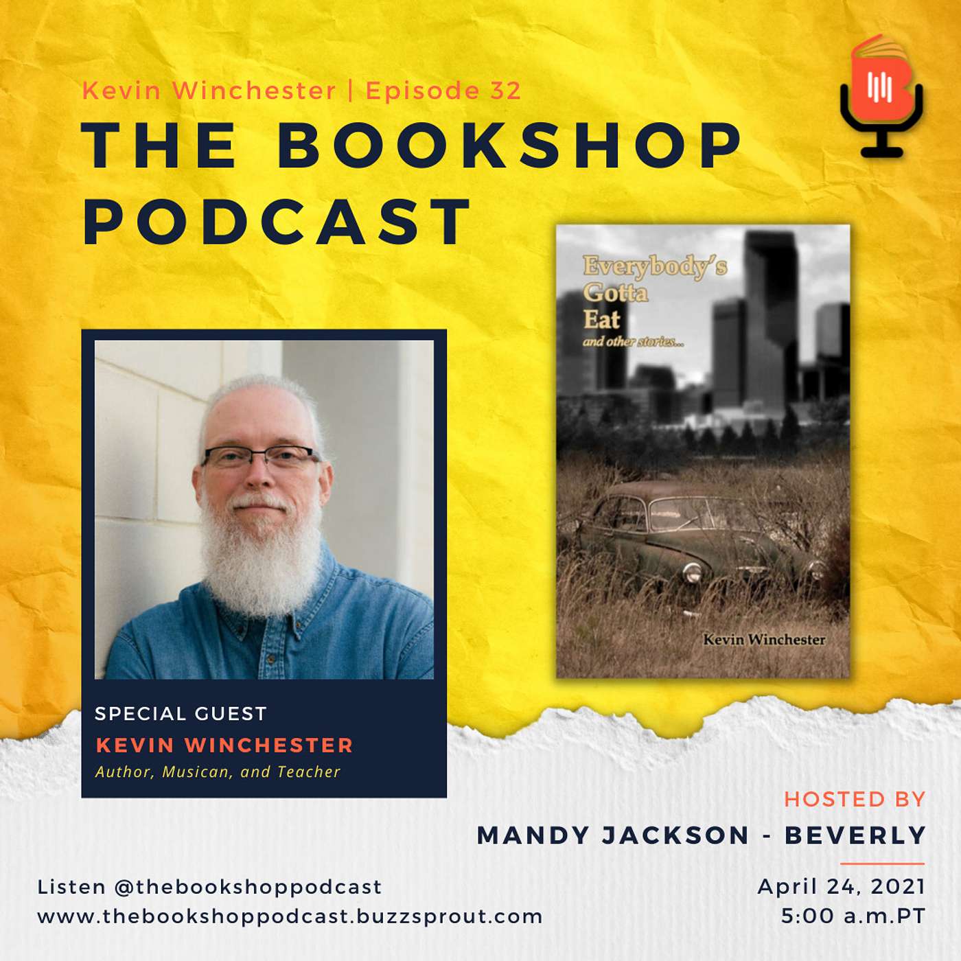 Independent Bookstore Day! Kevin Winchester, author and musician