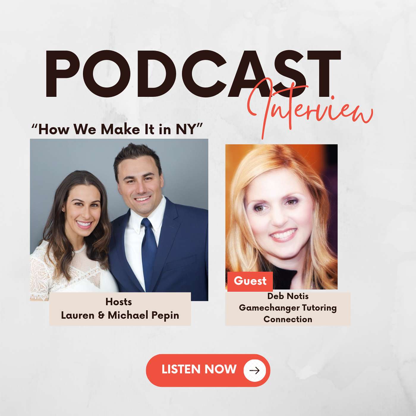 Episode 6 with Deb Notis of GAMECHANGER Tutoring Connection and How to make it as a Tutoring Concierge in NYC! episode artwork