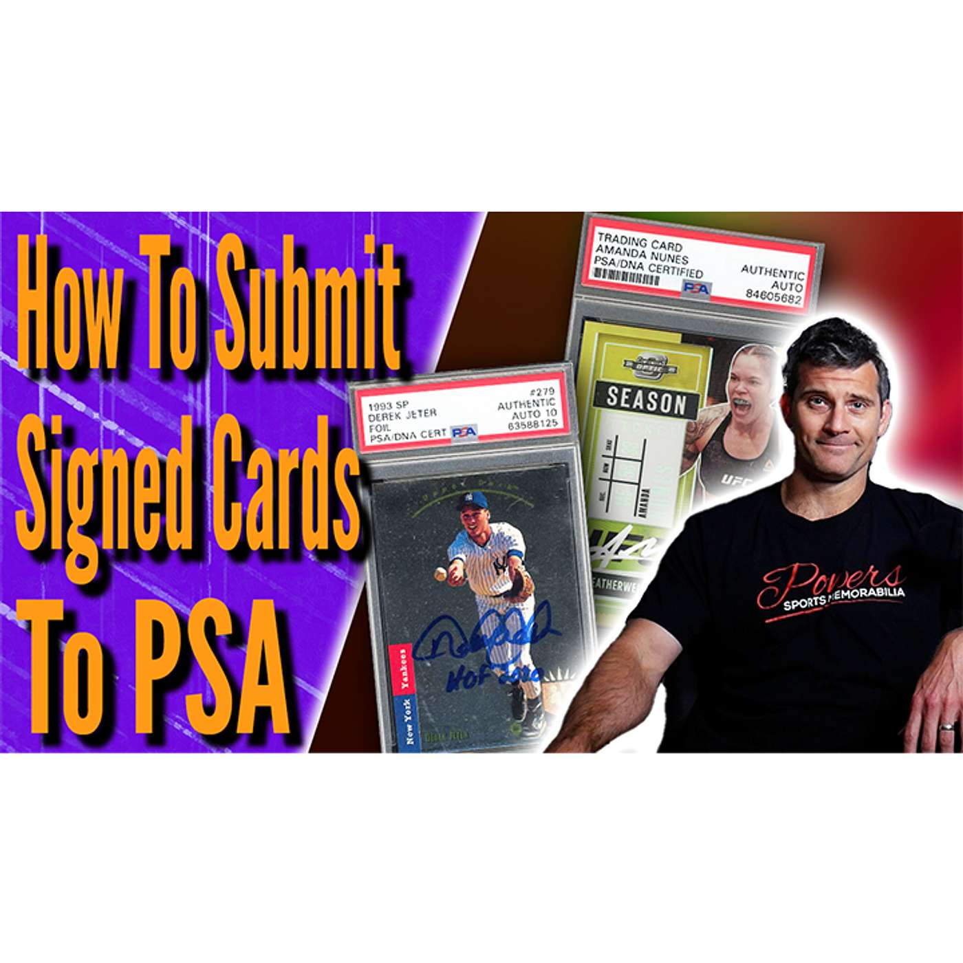 How to Submit Your Autographed Sports Cards to PSA For Encapsulation (TRADING CARD/FULL SLAB)