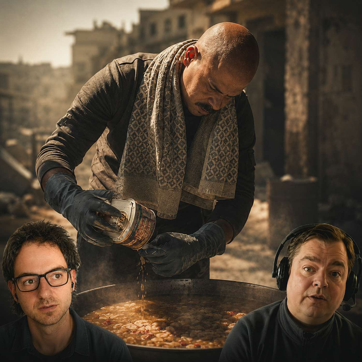 Gaza Brothers Feed Thousands While Bombs Drop 🍲 B2 English Conversation episode artwork