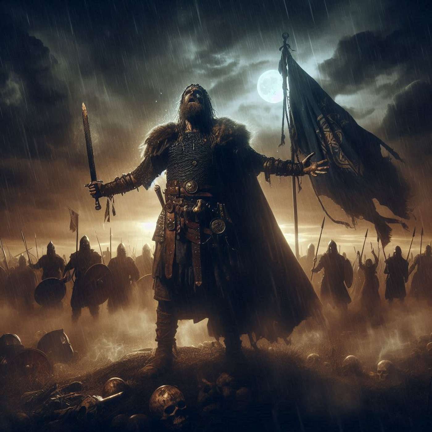 The Warrior's Final Battle Song from Sonata 59TZm2522 mastered Nicholas Mazzio and Lauren Mazzio The Rain