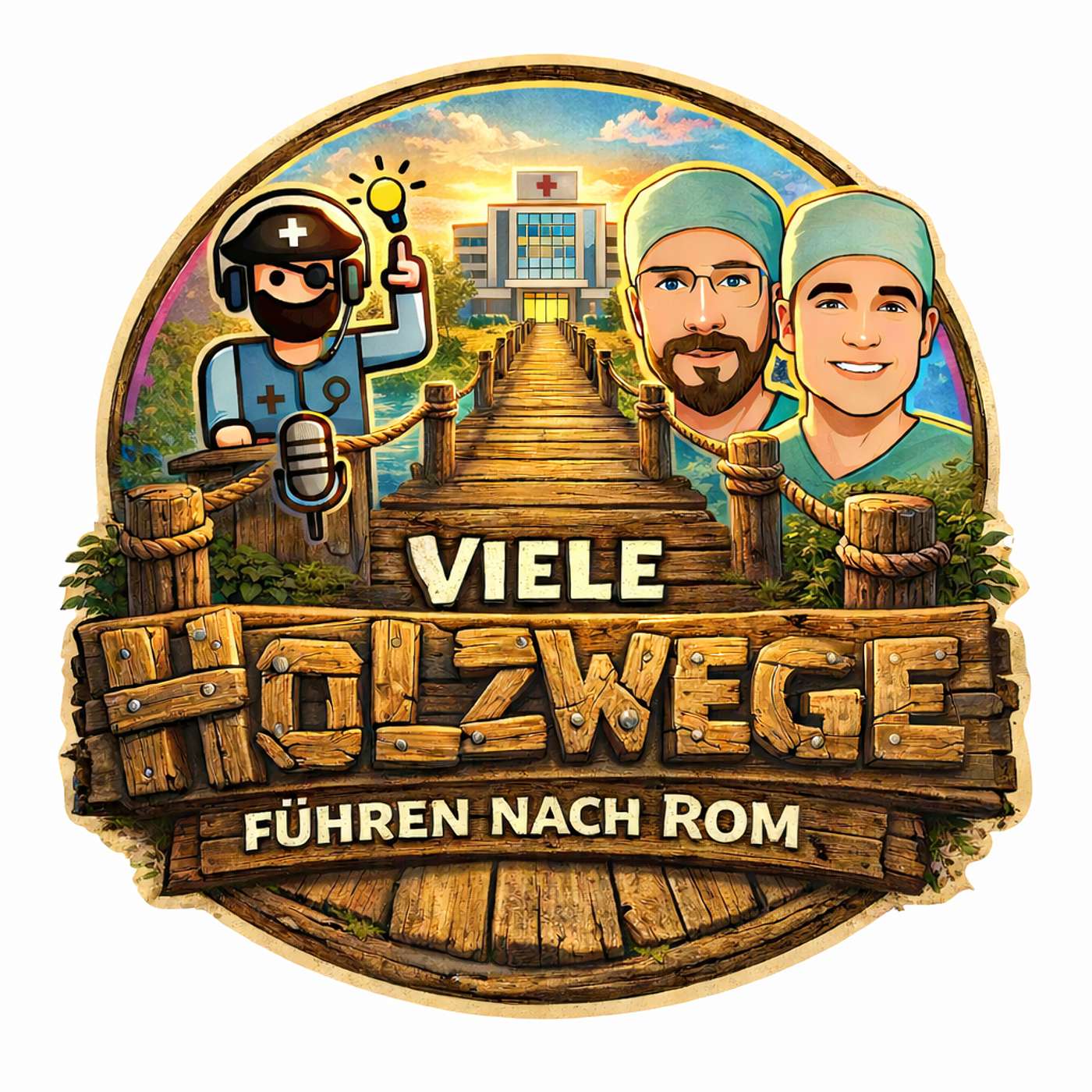 Neujahrs-Quiz: Wie viele Holzwege führen nach Rom?
