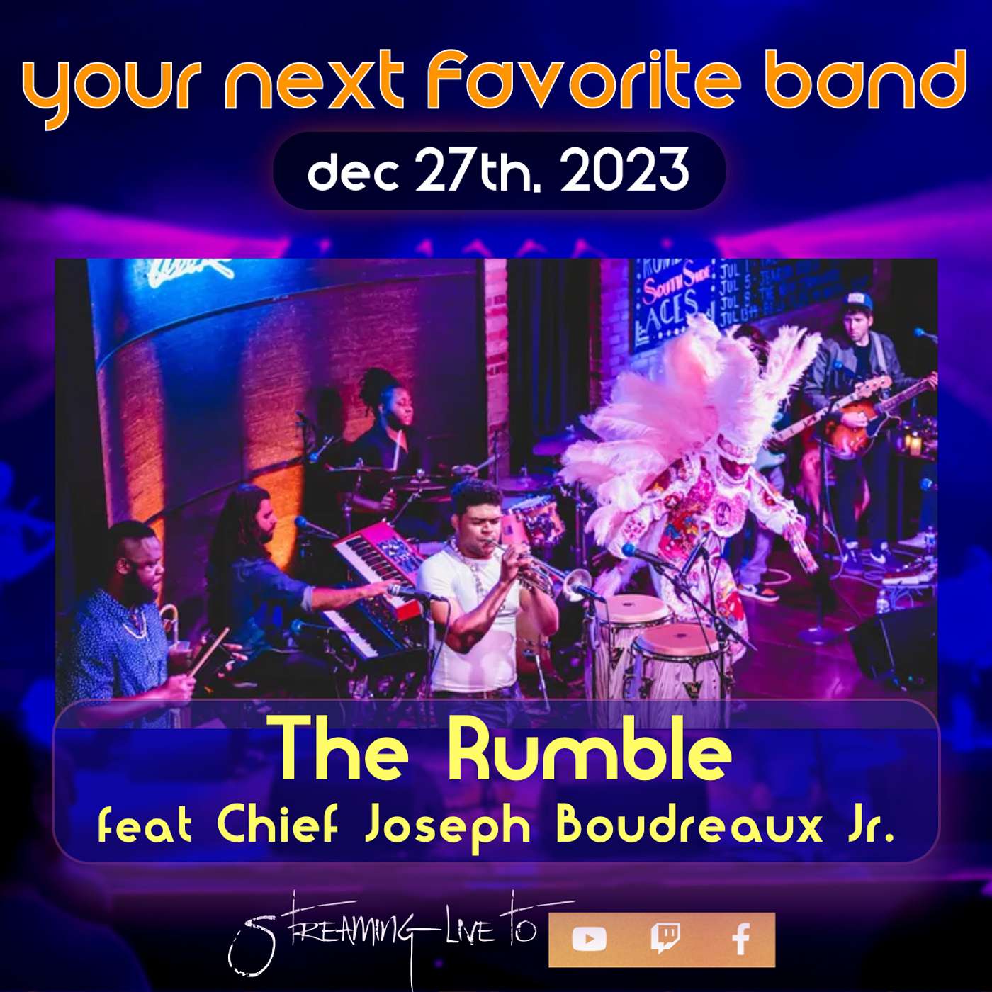 The Rumble feat. Chief Joseph Boudreaux Jr. - Your Next Favorite Band