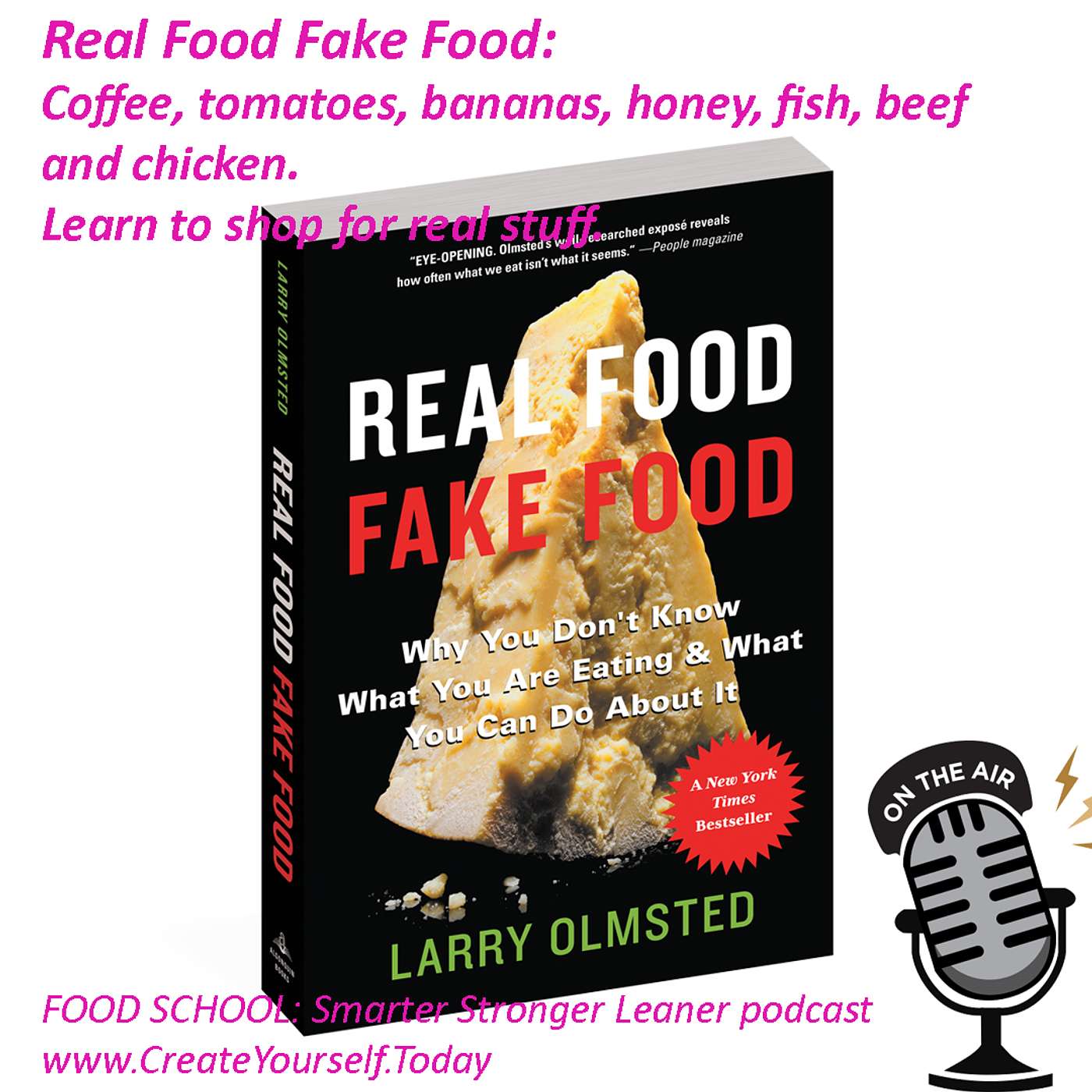 Fake Foods: Coffee, tomatoes, bananas, honey, fish, beef and chicken. Learn to shop for real stuff.