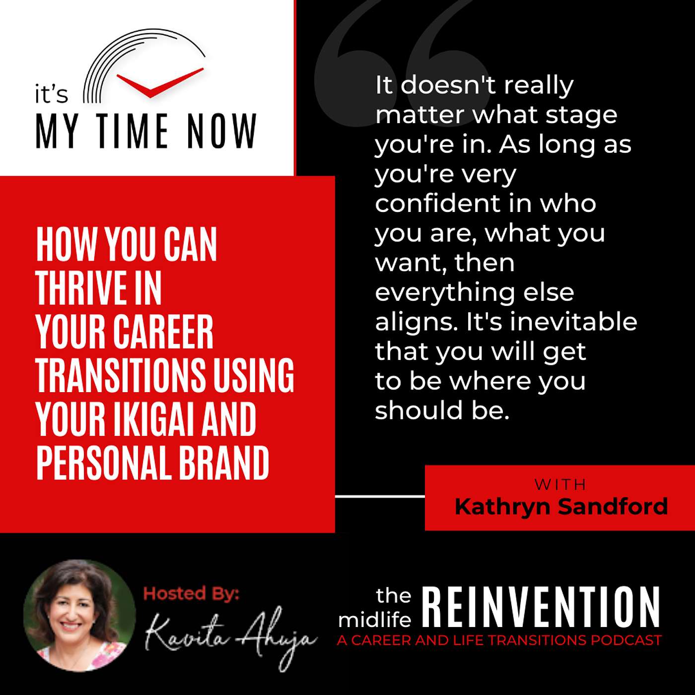 #171: How you can Thrive in Your Career Transitions Using Your Ikigai and Personal Brand, with Kathryn Sandford