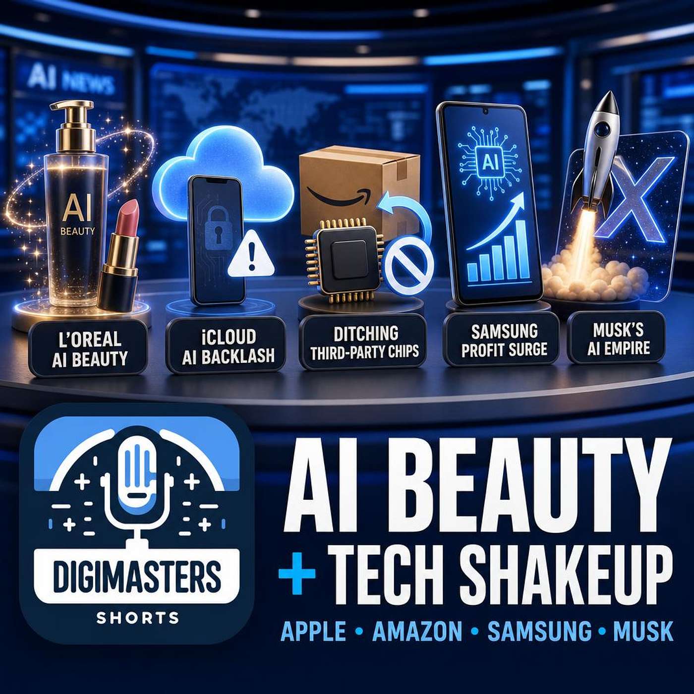 L’Oreal’s AI Beauty Revolution, Apple’s Exclusive iCloud AI Backlash, Amazon Ditches Third-Party Chips, Samsung’s AI-Driven Profit Surge, Musk’s Twitter Morphs Into SpaceXAI Empire