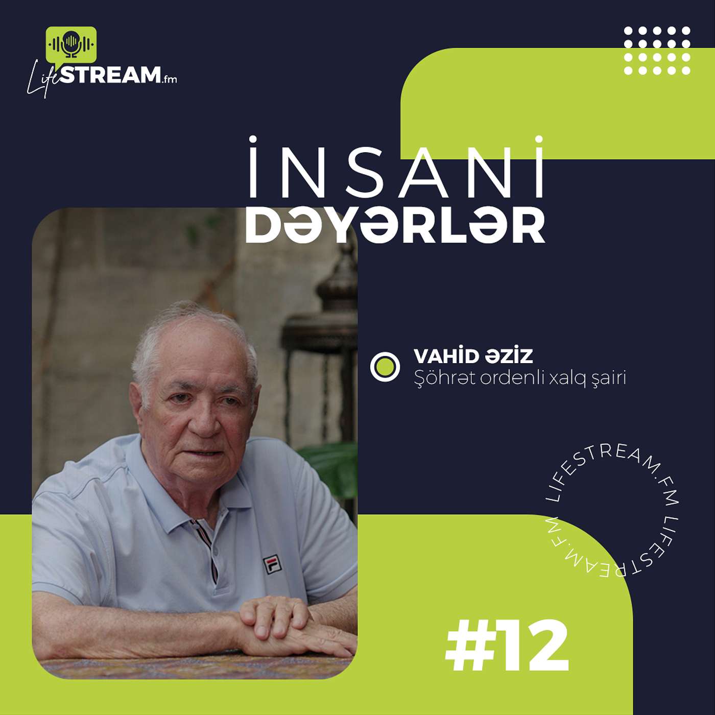 Cəmiyyətdəki yerimdən istifadə etdim” | İnsan olmağın dəyəri | Vahid Əziz LifeStream FM #12