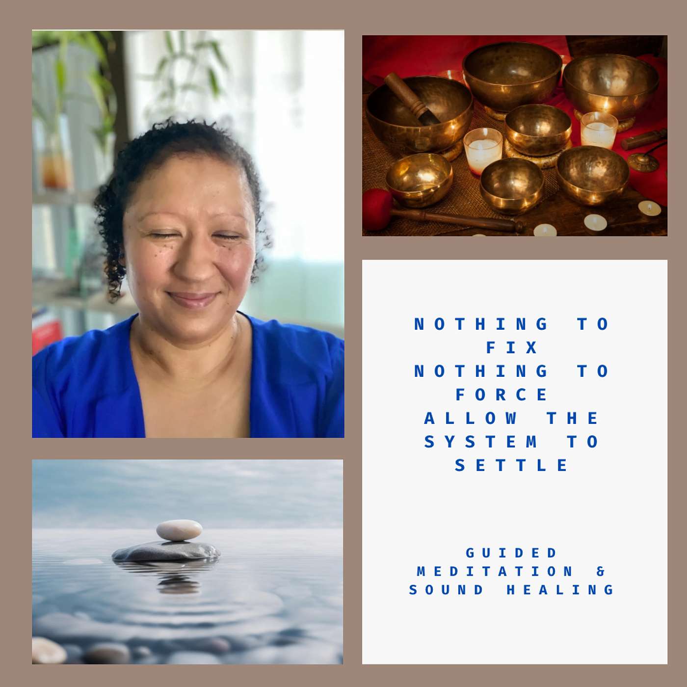 Nothing to fix. Nothing to force. Allow the system to settle