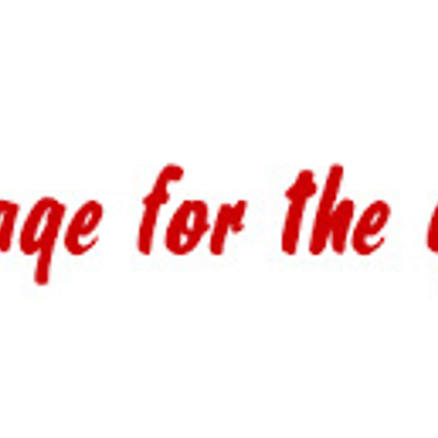 Message to the Youth...