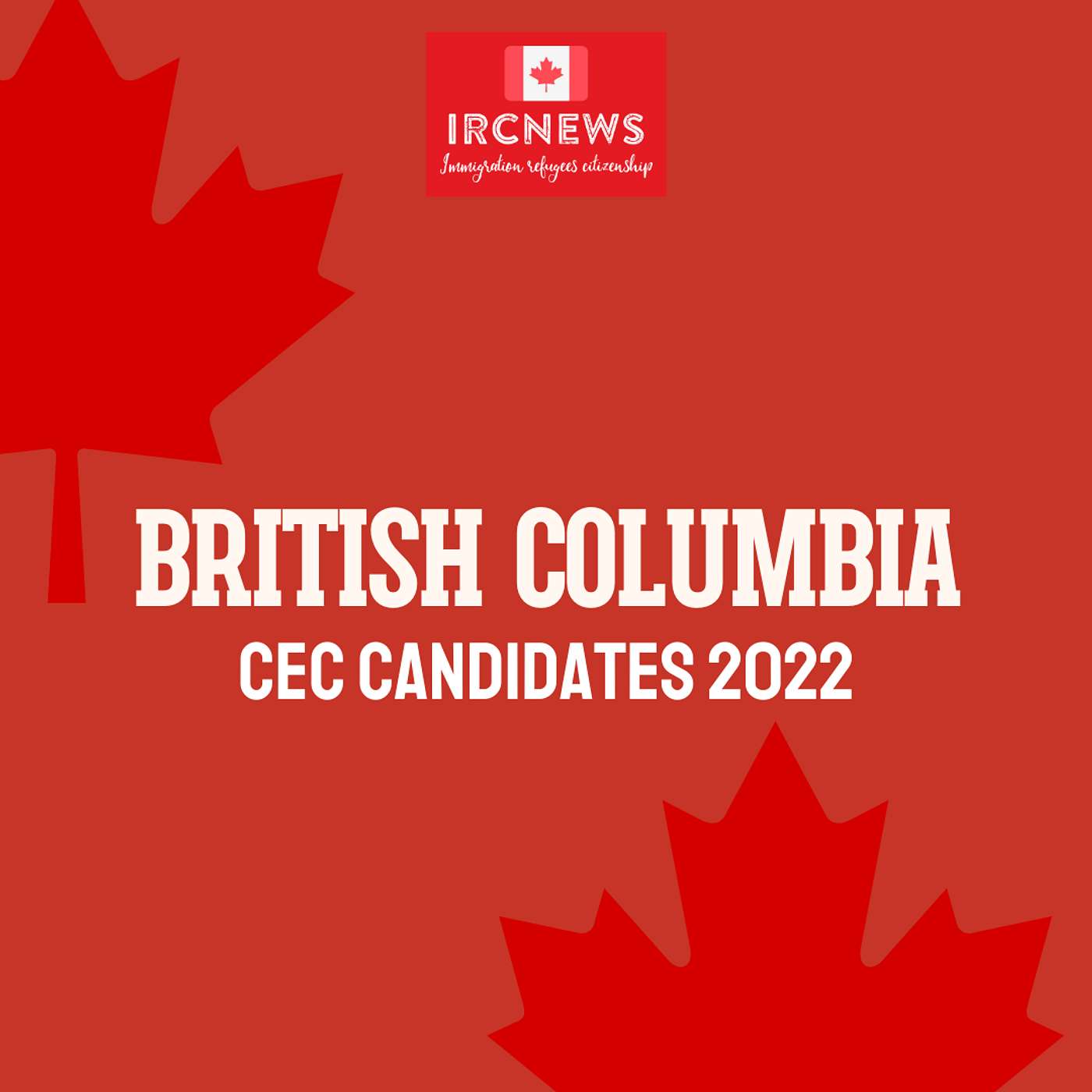 Canada Immigration Total CEC Express Entry Candidate selection for the province of British Columbia in 2022 episode artwork
